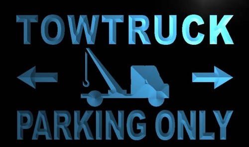 Tow truck Parking Only Neon Light Sign
